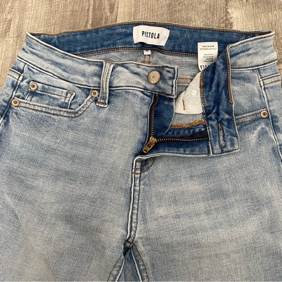 Pistola Arielle Skinny Scissor Cut Hem Jeans - Picture 6 of 11